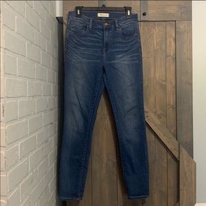 Madewell roadtripper skinny jeans size 28